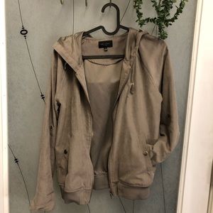 Lightweight Faux Suede Jacket